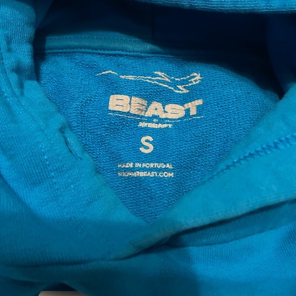 MRBEAST SHREDDER PULLOVER HOODIE - ELECTRIC BLUE - Picture 4 of 5